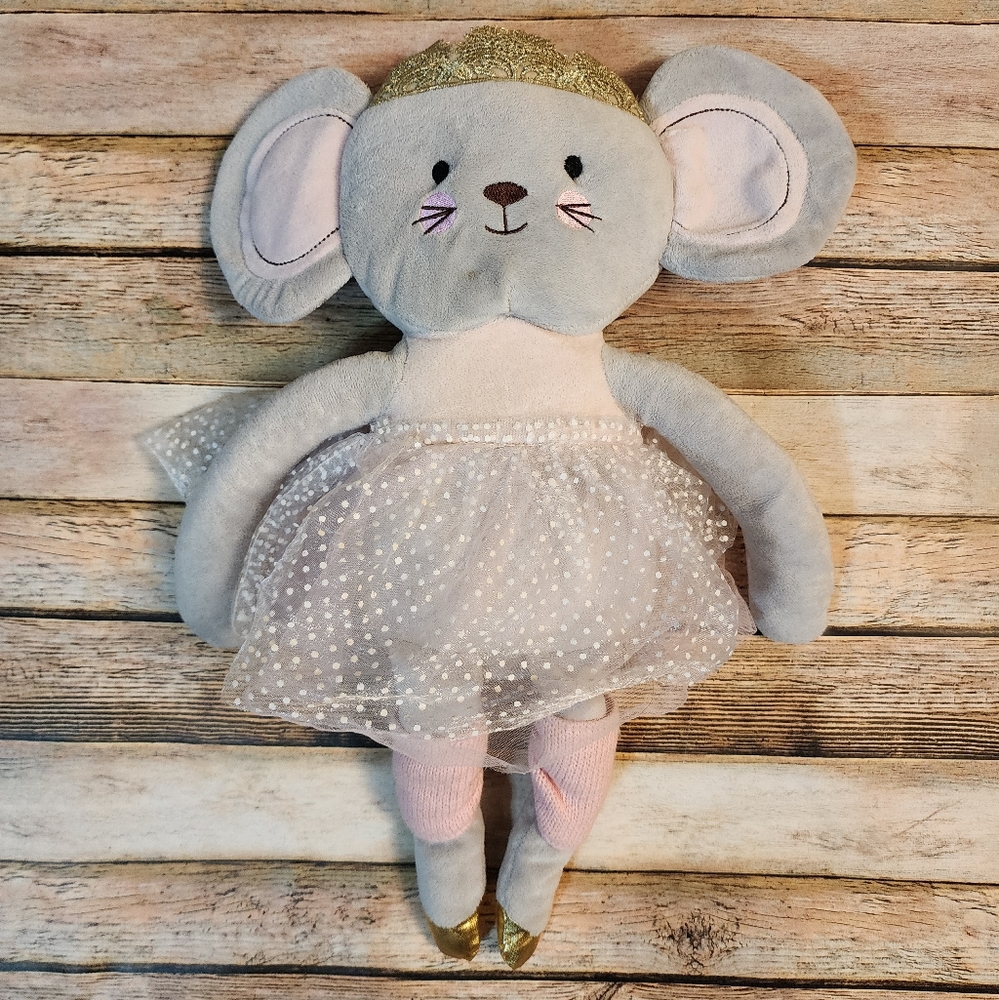 16" Levtex Baby Elise Ballerina Mouse Plush